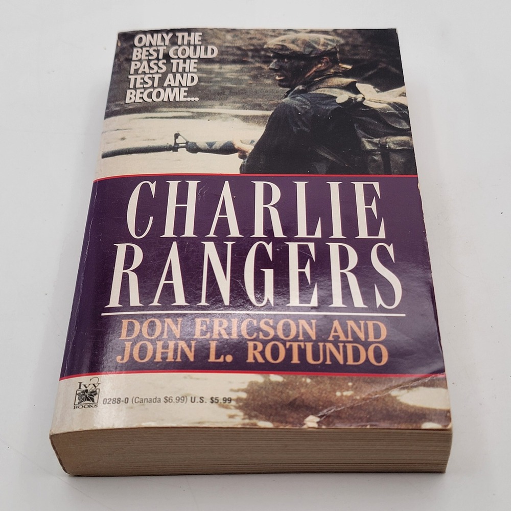 Don Ericson John L. Rotundo Charlie Rangers Paperback 1989 Vietnam War Good